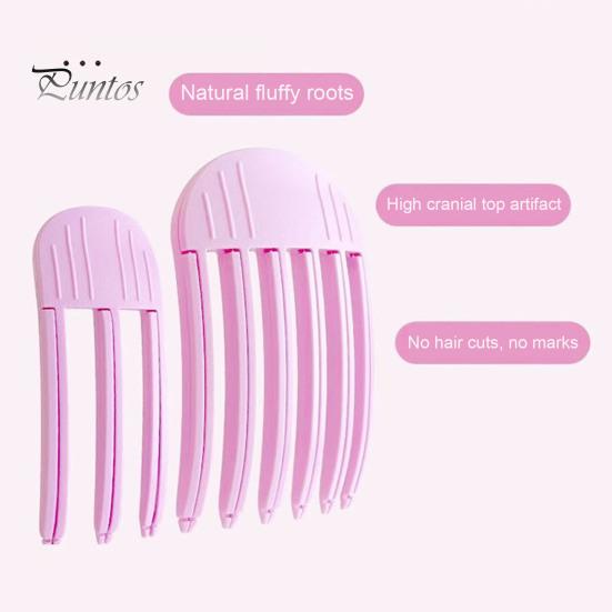 3 Teile/satz Flauschigen Haar Kamm Clip Haar Roller Natürlichen Bump Up Kamm Volumen Clip Tragbare Reise 3/6 Zähne Stirn Pony Styling Kamm Frauen Mädchen Haar