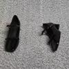 Spring and Summer New Fashion Block Heel Single Shoes Women's Shallow Bow Double Belt Buckle Mary Jane Shoes
