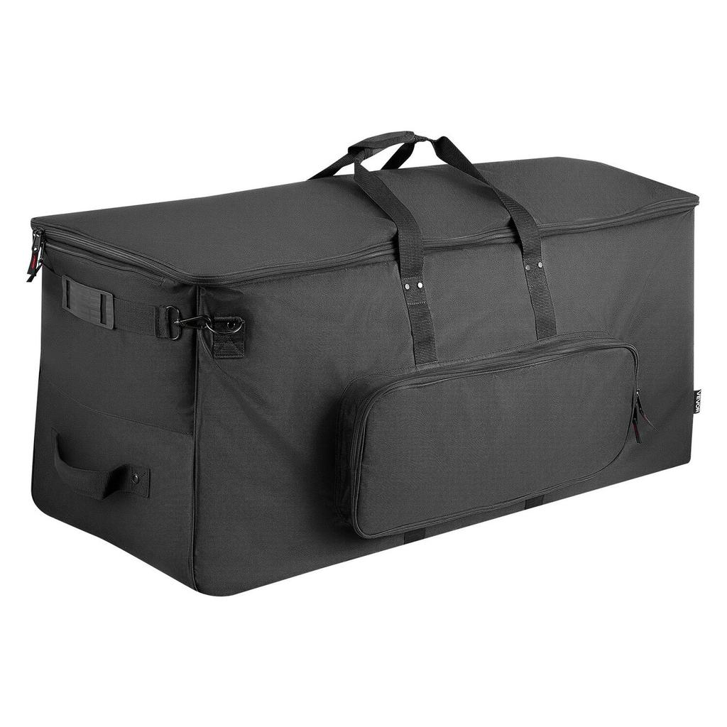 Electronic Drum Kit Bag, 600D, Padded Drum Bag with Wheels, Large 920 x 420 x 410 mm Interior, Lightweight Travel Case with Detachable Dividers, and