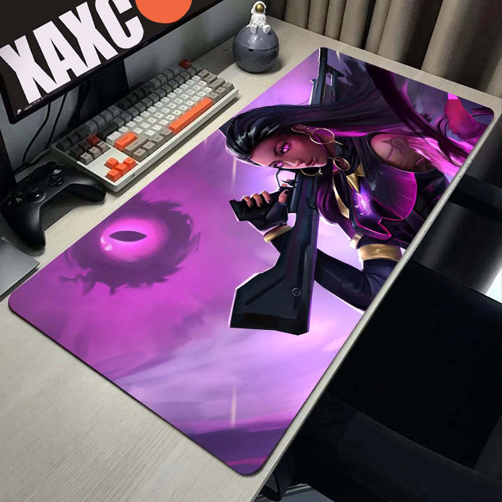 Reyna Valorant Mouse Pad Gaming XL Grande HD Nuovo Mousepad per Casa XXL Tappetino per Tastiera Gomma Naturale Morbida Tappeto per Ufficio Mouse Pad per Laptop