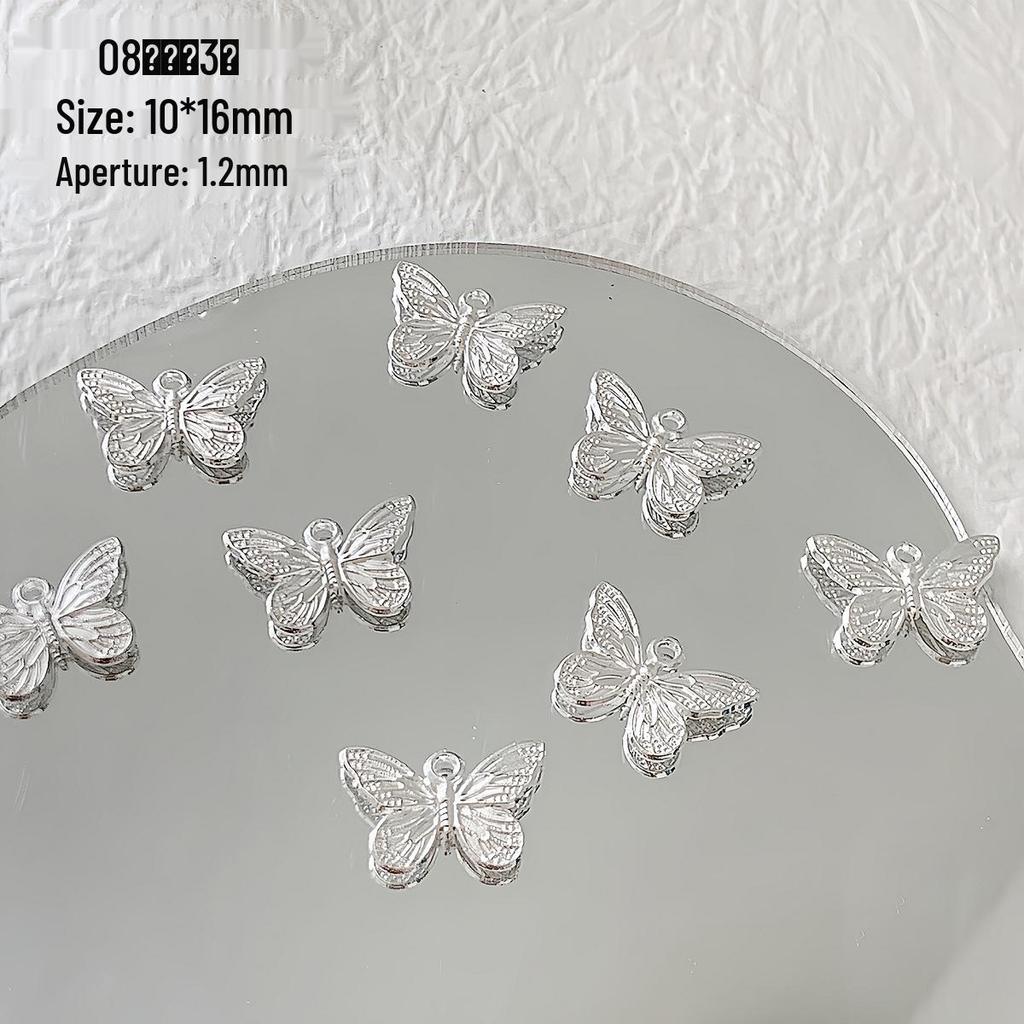 Butterfly Collection: Silver Alloy Pendant Charm for DIY Bracelets and Necklaces