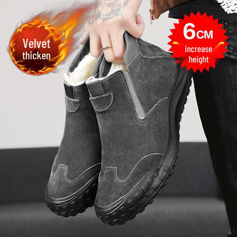 Northeast Men's Winter Snow Boots: Fur-Lined, Non-Slip, Fashionable Sports Shoes