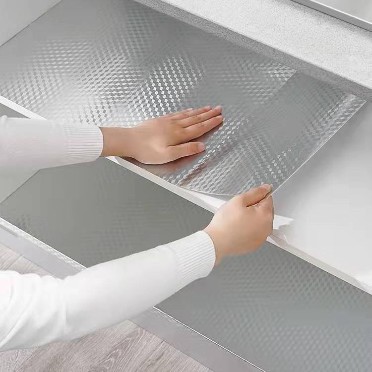 

Fireproof, Waterproof, Oil-Proof Self-Adhesive Aluminum Foil Kitchen Stickers 0.3x3m