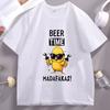 Beer Time Madafakas Tshirt Funny Meme Unisex T Shirt Beer Humor Party Tee Drinking Humor Cotton Short Sleeve Tshirt Loose Tops