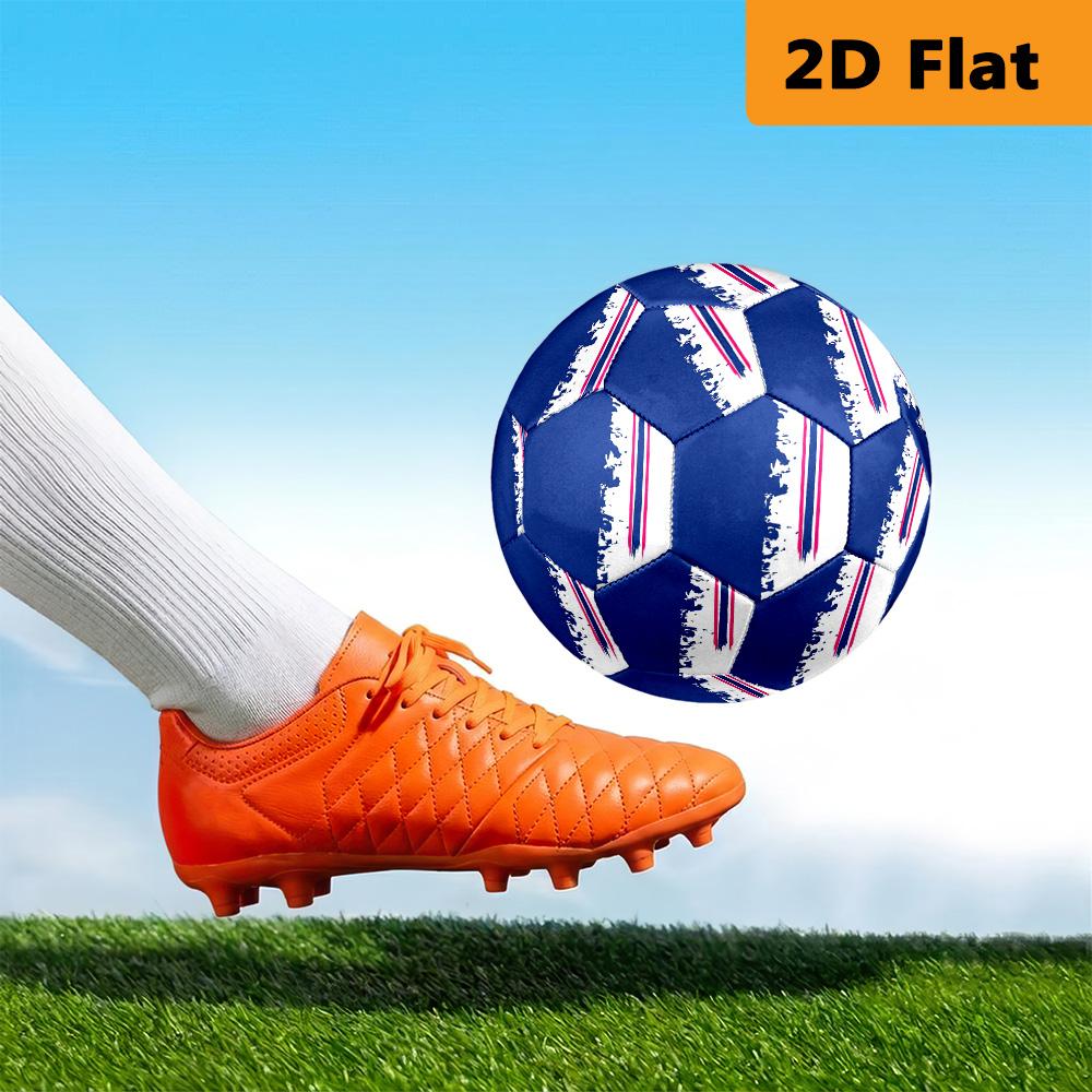 French Flag Size Soccer Ball High Elasticity Match Universal Unique Soccer Gift Football Suitable For Both Training And Competition Outdoor Sports