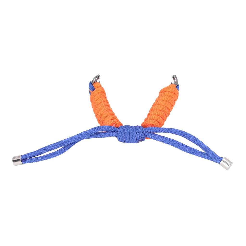 Replacement Wristband Elastic Band Knitting Twisted Knot Nylon Smart Bracelet Strap for Mi Band 8 Royalblue Orange