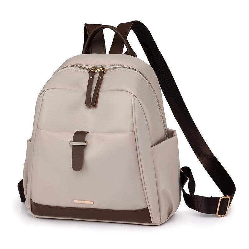 Женский рюкзак большой емкости для путешествий на открытом воздухе бежевый — фото 15