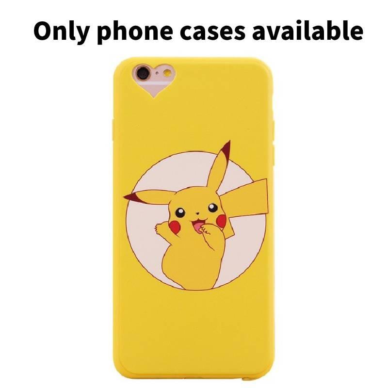 Silikonowe etui na telefon Pokmon Pikachu do iPhone'a z pełnym kryciem i miękkim matowym wykończeniem dla dzieci