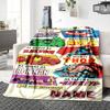Custom Name Iron Man: Hero's Journey Blanket for Couch & Bed, Plush Cozy Fuzzy Blanket Super Soft & Warm Blankets for Fall and Winter. 090810