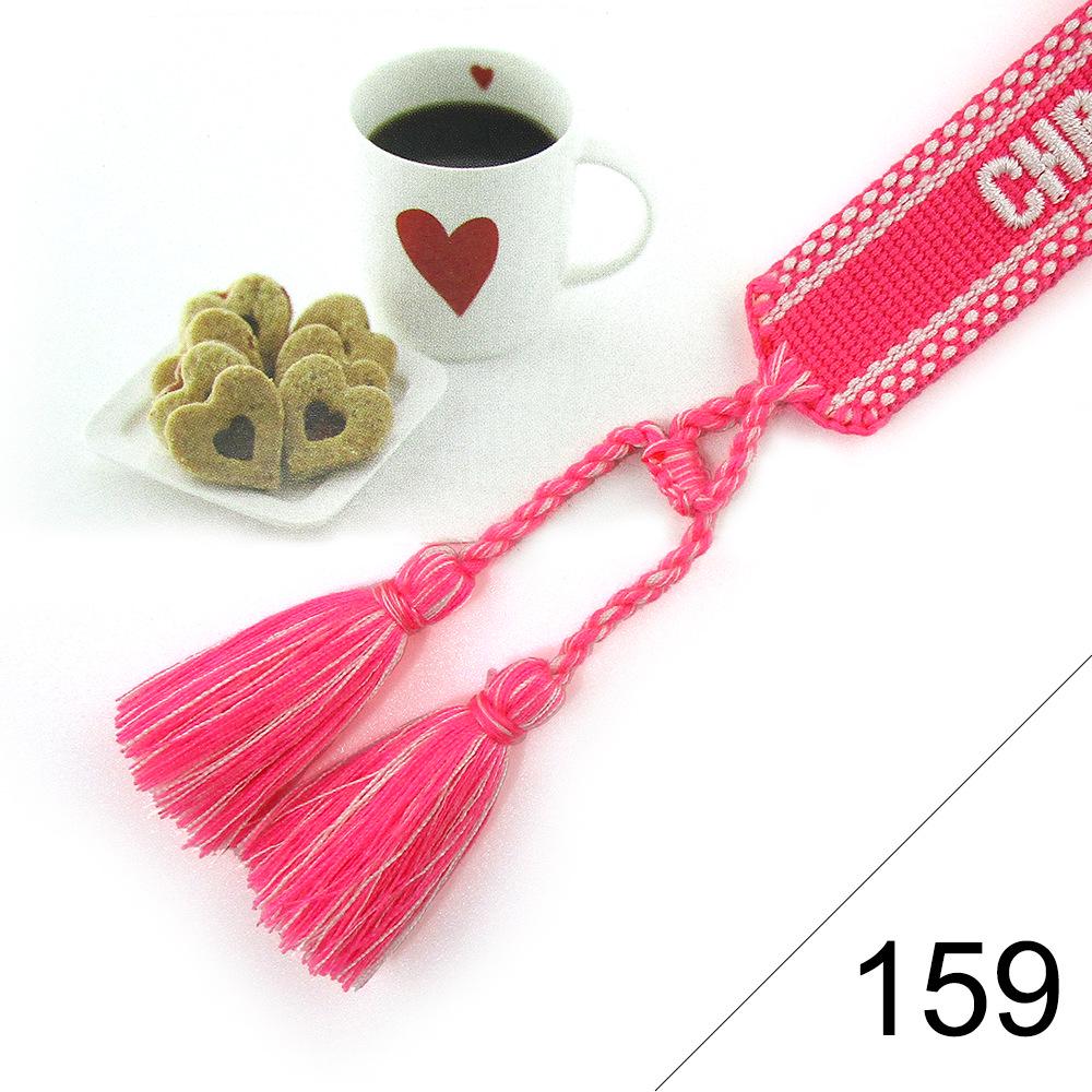 Custom Bohemian Embroidered Bracelet with Tassel and Woven Rope - Handmade Jewelry for Couples and Women