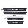 Luminous Car Sill Waterproof Strip Tape Door Threshold Stickers for Opel Mokka Logo Insignia Zafira Corsa Meriva Crossland X