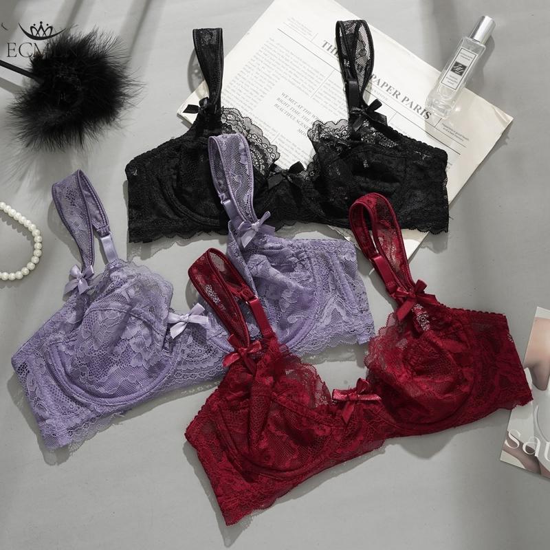 Lenjerie de corp sutien push-up cu dantelă pentru femei Sexy Sutien moale cu armătură Ultrafin Confortabil Respirabil Sutien