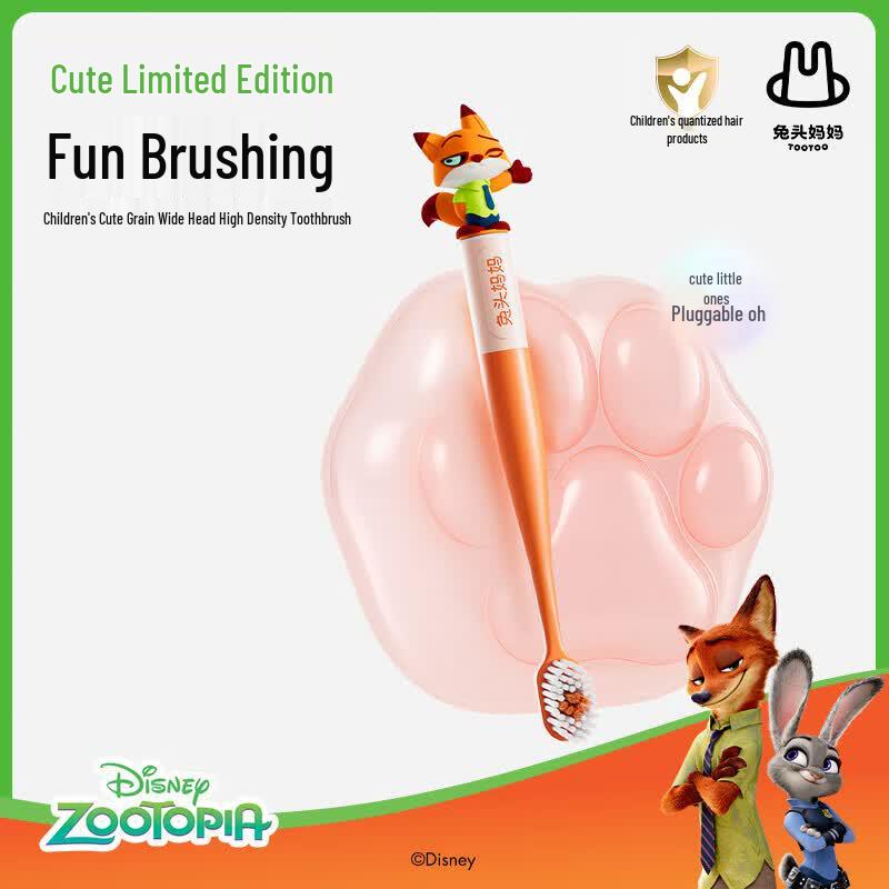 Rabbit Head Mom Disney Zootopia Kids Toothbrush