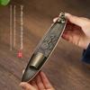 Solid Brass Boat Incense Burner Home Desktop Decoration Ornament Creative Zen Style Home Indoor Incense Insertion Tray Gift