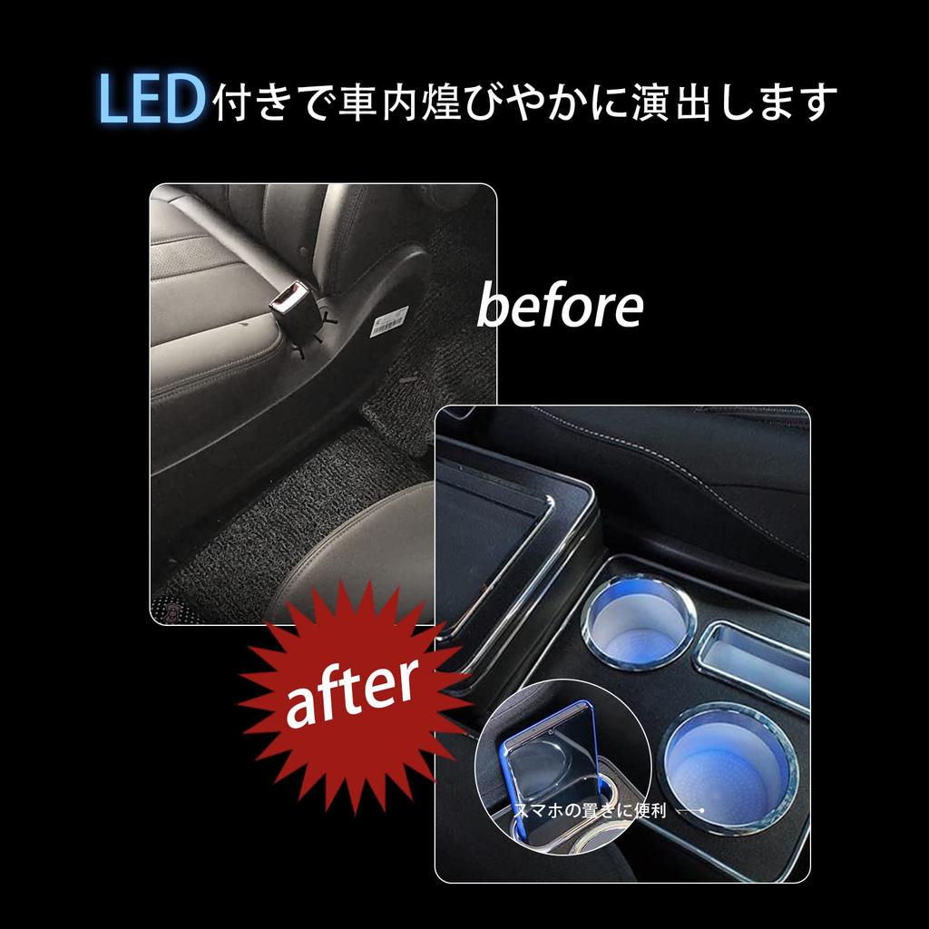 VEHSUN Improved Console Box VOXY Car Armrest Toyota Voxy 80 Series 70 Series 60 Series Compatible Noah Estima Wish Compatible Stepwagon Smart Console