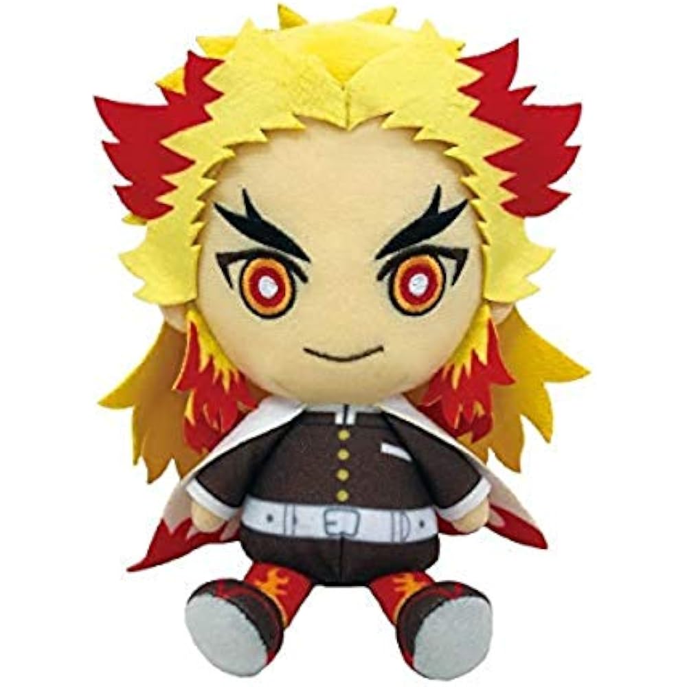 Sunrise Demon Slayer: Kimetsu no Yaiba Chibi Plush Toy Rengoku Kyojuro 4589945620307
