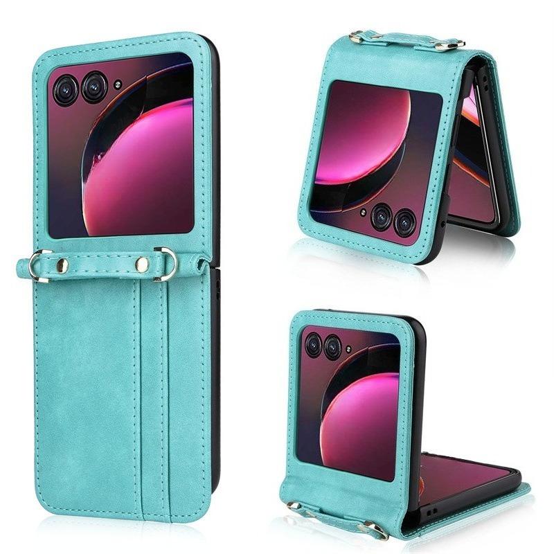 Phone Cases Motorola, Leather Cases with Integrated Lanyard & Card Slots