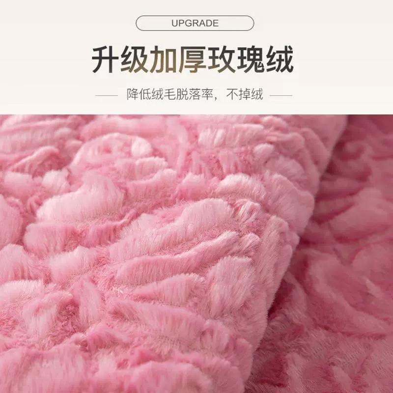 Winter Plush Thickened Rose Velvet Sofa Cushion Seat Cushion Warm And Non-Slip Simple Modern Sofa Cover Cover Cloth Towel