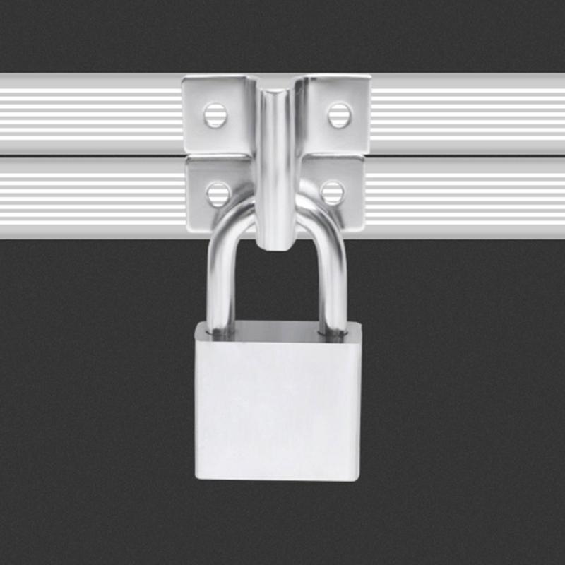 10pcs Thicken Locker Padlock Hasp Wardrobe Security Door Gate Bolt Latches Lock Bracket Hasp Furniture Door Bolts