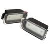 BOOMBOOST LED License Plate Light Set of 2 Jaguar XF XJ Ford Focus Fiesta Pure White 6000K