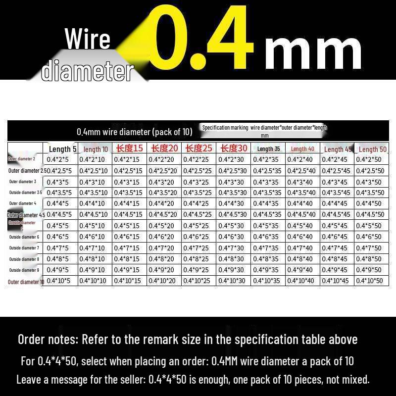 Universal Y-Type Compression Spring, 0.2-2.0mm Wire Diameter
