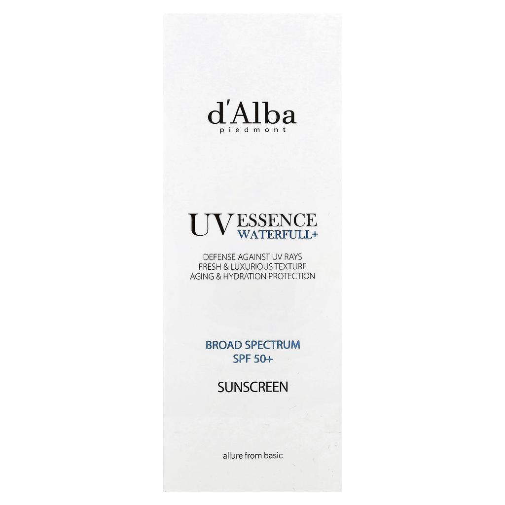 D'Alba, Uv Essence Waterful+ Sunscreen, Spf 50+, 50Ml(1.69Fl Oz)