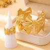 Chic Adjustable Metal Bowknot Bracelet for Women - European & American Style