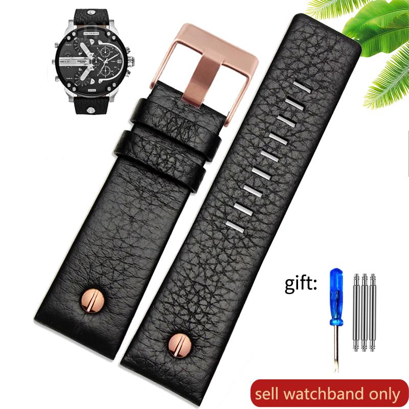 

ОДИН Оригінальний Шкіряний Ремінець для Годинника Diesel Шкіряний Ремінець для Годинника Великий Циферблат Dz7333 Dz7348 Dz4318 Чоловічі та Жіночі АксесуариMN 22mm