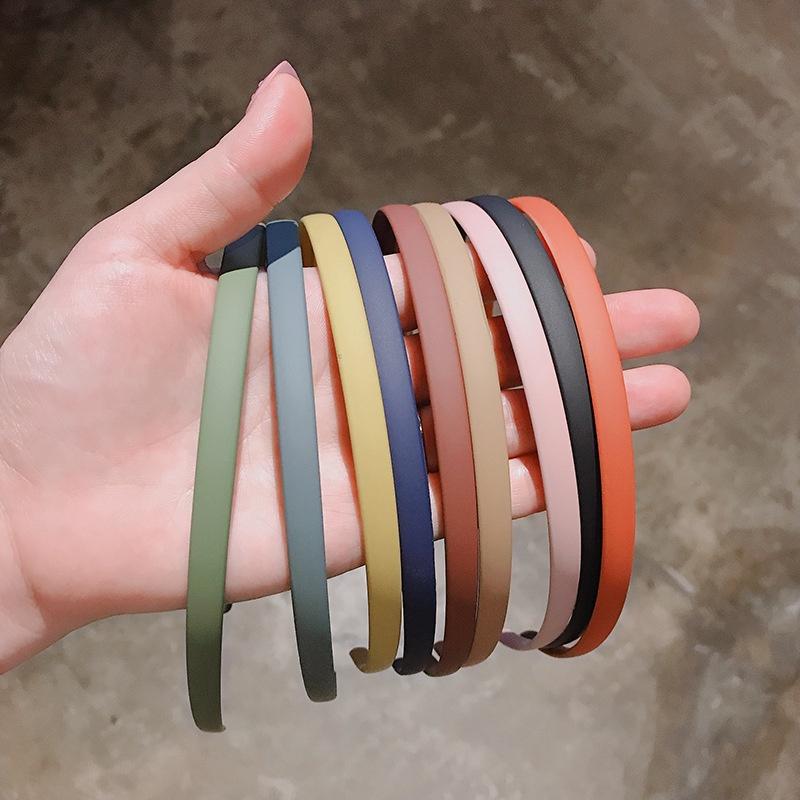 Korean Style Fashion Colorful Acrylic Hairband Out Going Wash Face Fixed hairstyle Headband Cute Women's Hair Accessories