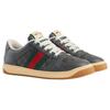 Gucci Screener Distressed Shoes Canvas Stylish Skateboarding Shoes Men's Gray 749622 FAB3X 8746