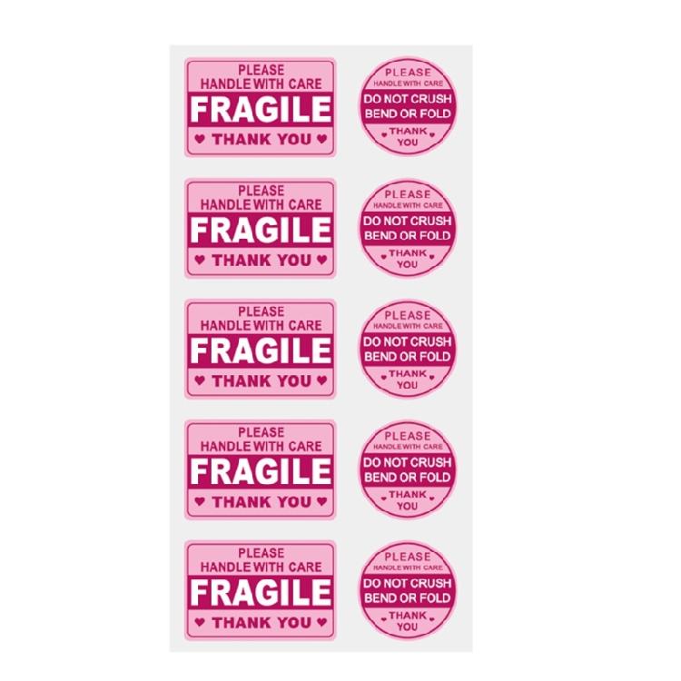 10 Sheets Fragile Warning Labels Fragile Handle with Care Fragile Sticker Easy to Use for Effective Communication