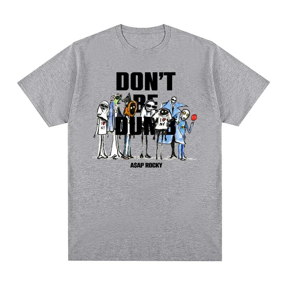 

AAP Rocky Dont Be Dumb 2026 Album Merch 100 Soft Cotton Rapper Graphic TShirt Hip Hop Streetwear Women And Men Tshirts 4XL