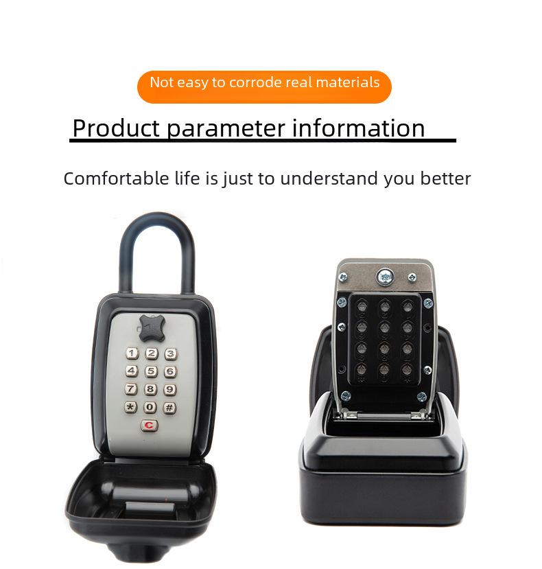 Waterproof Anti-Theft Key Code Box for Hotels and Homestays