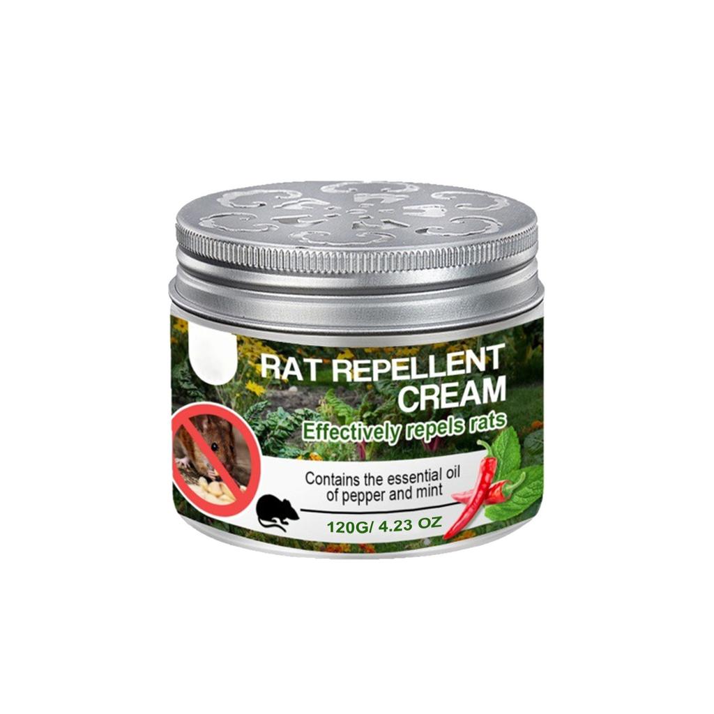 Crema para Ratas para Jardineros para Ahuyentar Ratas en el Huerto, Extracto de Planta para Evitar Ratas y Capturar Ratas