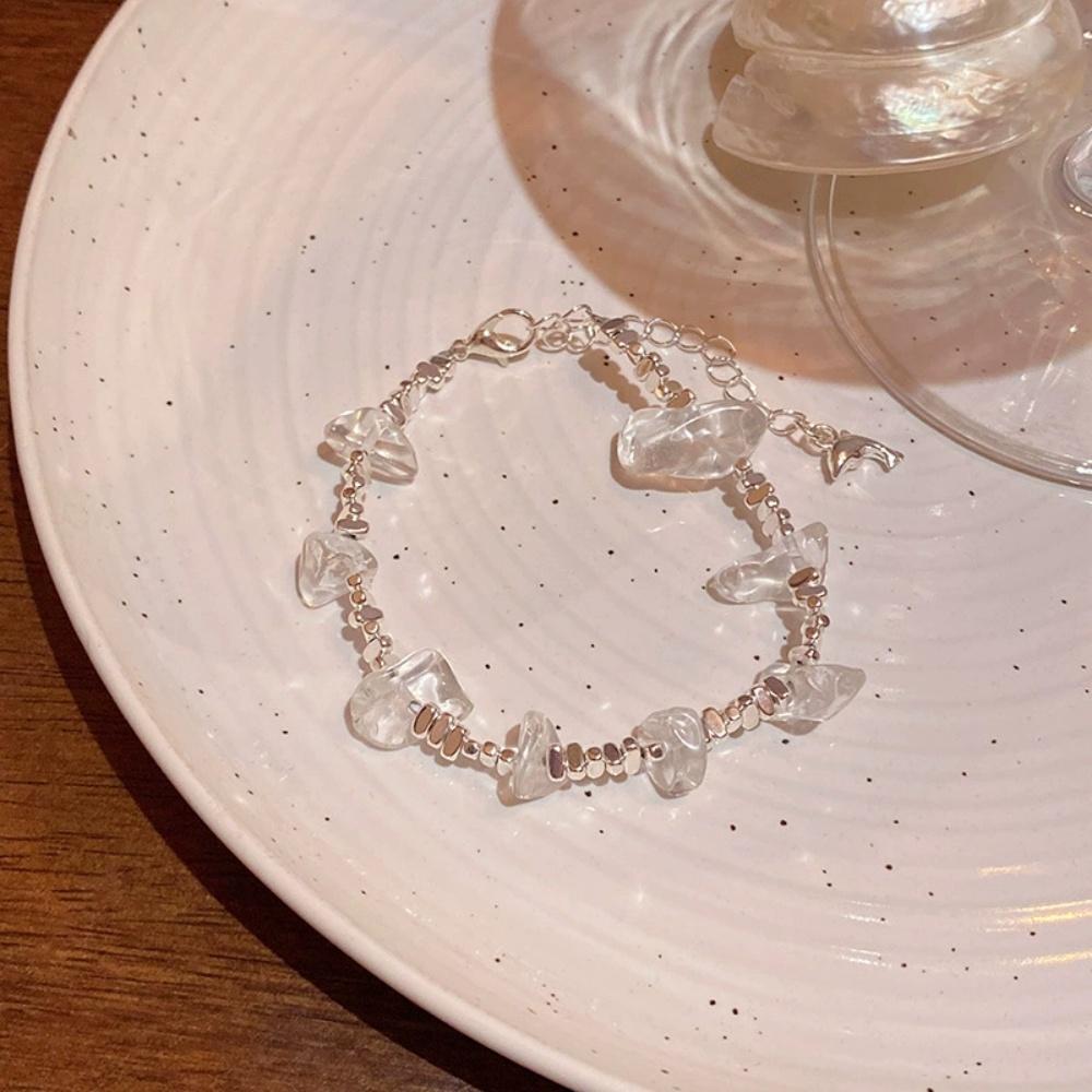 New Exaggerated Natural Stone Necklace with Simple and Personalized Design, Irregular Shaped Icicles, Jewelry Accessories