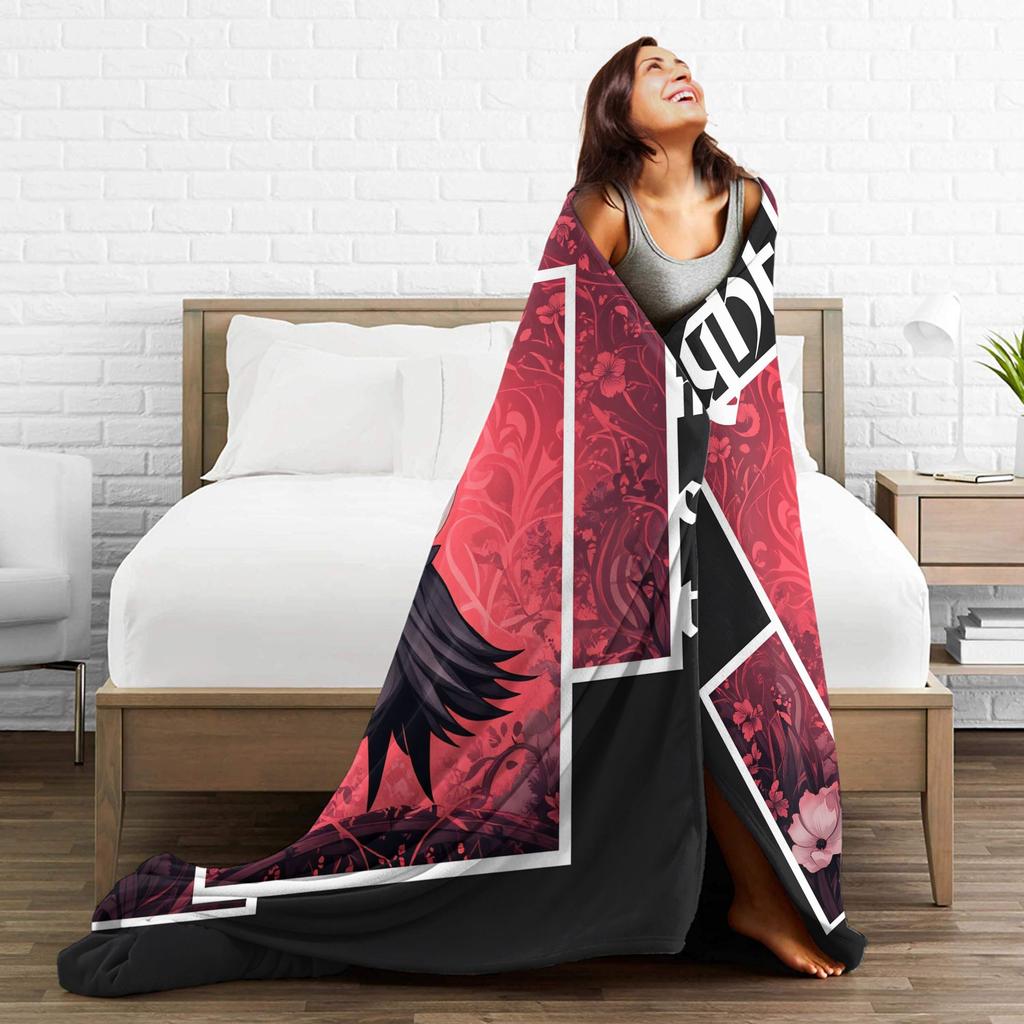 Hollow Knight Silksong Plush Blanket Boy Girl  Flannel Throw Blanket For Couch Chair Super Warm Design Quality Bedspread Gift