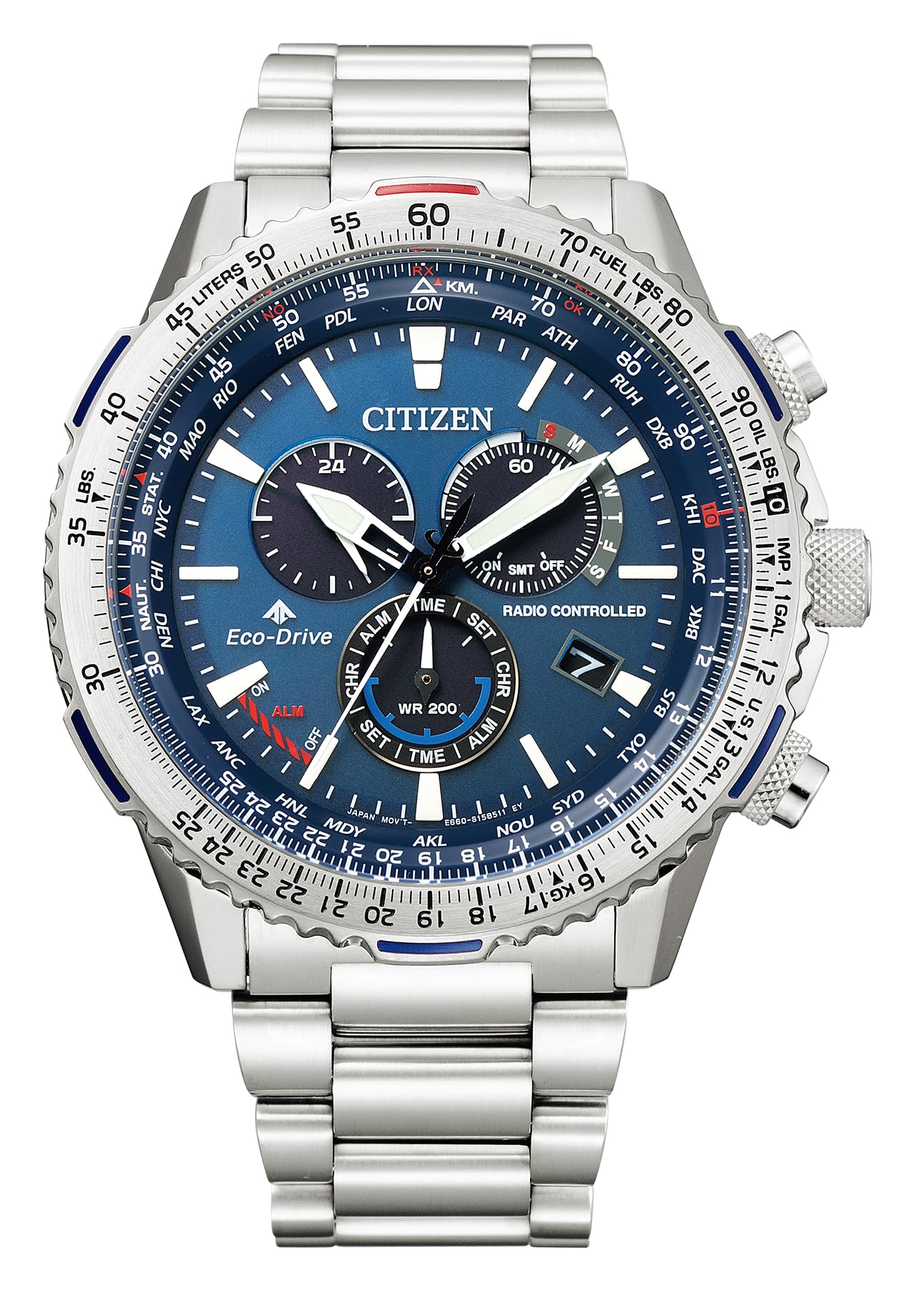 

Citizen PROMASTER Eco-Drive Sky Series Radio-Controlled Watch CB5000-50L Men s