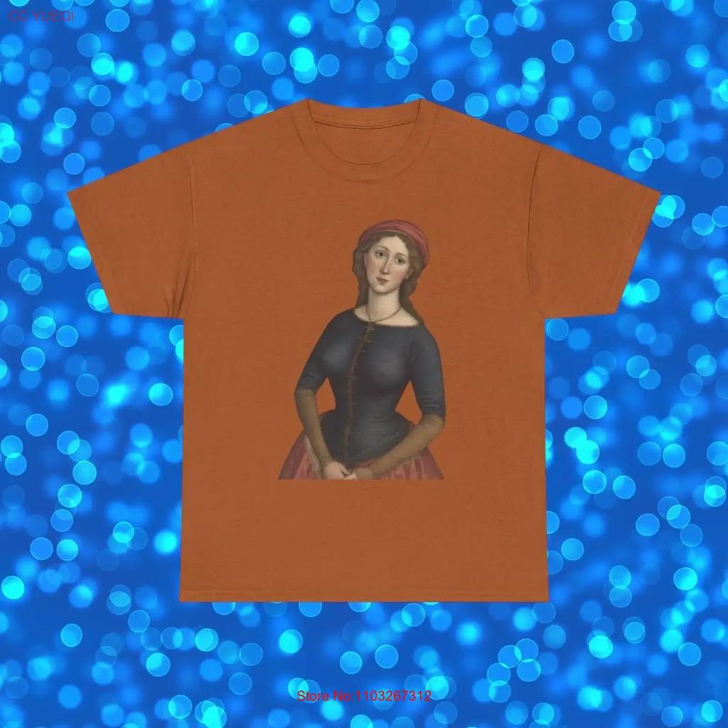 Renaissance Unisex Portrait T Shirt Vintage Classical Painting Art Vintage Fashion Versatile Graphic Stylish Breathable