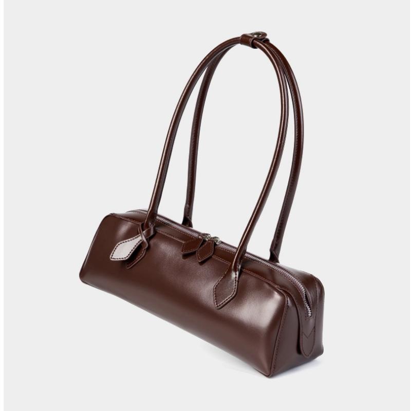 Torebki z prawdziwej skóry dla kobiet Luksusowa torba tote Vintage torba pod ramię Długi górny uchwyt Torba na ramię Damska torba pod ramię