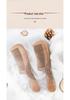 Carved Paulownia Wood Comb with Floral Design for Hair Care and Styling