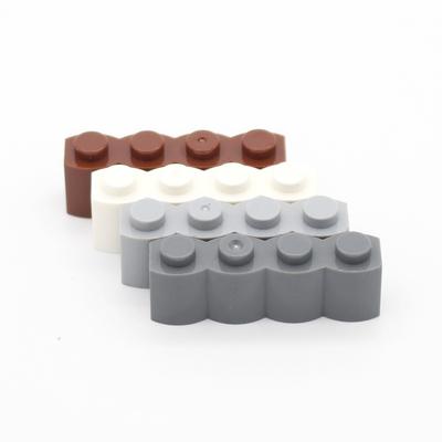 70 pezzi MOC 30137 Mattoncino Modificato 1x4 con Profilo a Tronco Blocco da Costruzione Pezzo Classico Architettura Compatibile con Accessorio Giocattolo