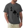 Ace of Spades poker playing card costume T-Shirt heavyweights summer top cute tops plain black t shirts