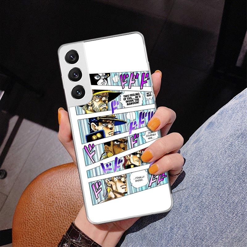 JoJo's Bizarre Adventure Stardust Crusaders Phone Case For Samsung Galaxy S24 S25 Edge S26 Ultra S23 S22 S21 Plus S20 FE + Perso