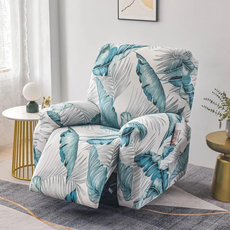 Elastic Single Sofa Cover Stretch Chair Cover for Recliner Chair Slipcover for Living Room Recliner Protector with Protector