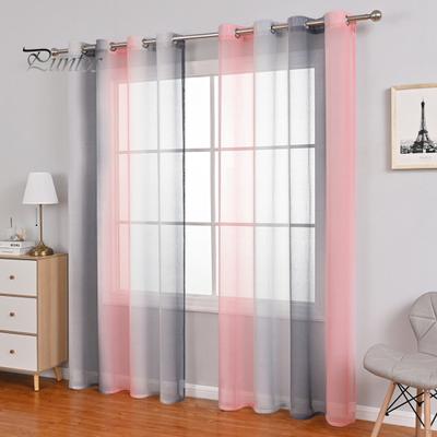 Beautiful Collapsible Breathable Tulle Drape Screening Solid Door Window Curtain Household Supplies