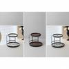 Dual-Level Storage Rack Compact Countertop Elegant for Dresser