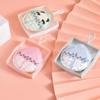 1/5 PCS Plastic Box Case Without Powder Sponge For Puff Transparent Sponge Puff Portable Travel Cosmetic Bags Cosmetics Storage