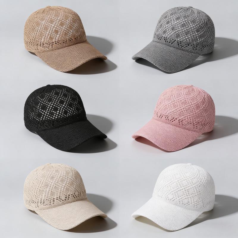 Women's Breathable Mesh Duckbill Cap - Spring/Summer Sun Protection Hat