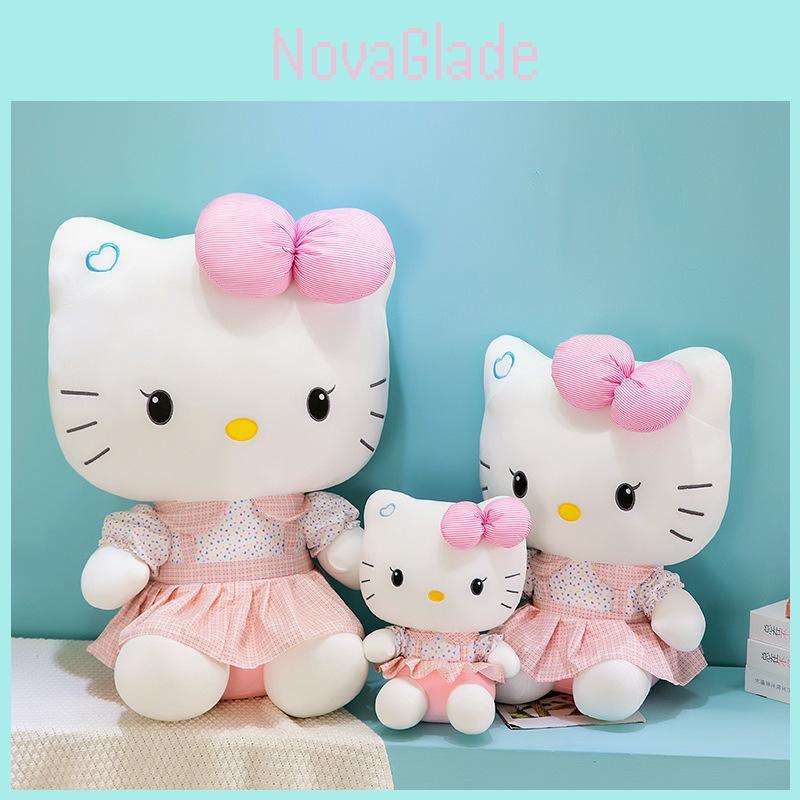 Hello Kitty Plush Toy With Dot Dress For Kids Girls And Boys Birthday Gift