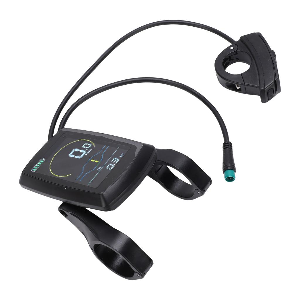 Electric Bike LCD Display Meter ABS Speedometer Odometer Electric Bike Screen Panel for Replacement